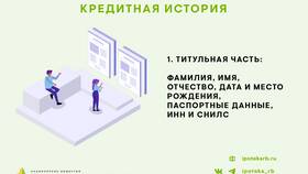 Как называется кредитная история и ее основные виды в Борк