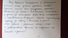 Как правильно написать заявление в детский лагерь в Борк