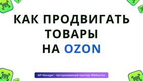 Как работает поиск товаров в Ozon Seller в Борк