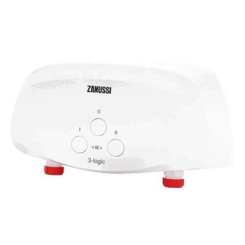 Водонагреватель проточный Zanussi 3-logic 3.5 TS (душ+кран) white в Борк