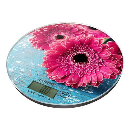 Весы кухонные LUMME LU-1341 Pink Gerbera в Борк