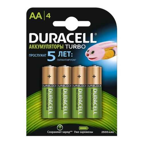 Аккумуляторная батарея Duracell Turbo HR6-4BL 4 шт в Борк