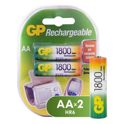 Аккумуляторная батарея GP Batteries 180AAHC-2DECRC2 2 шт в Борк