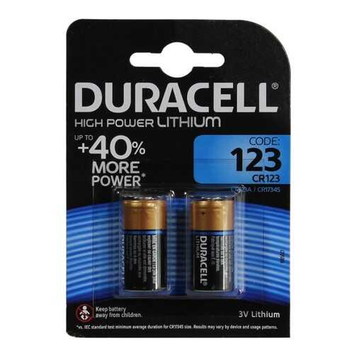 Батарейка Duracell CR123A-2 3V 2 шт в Борк