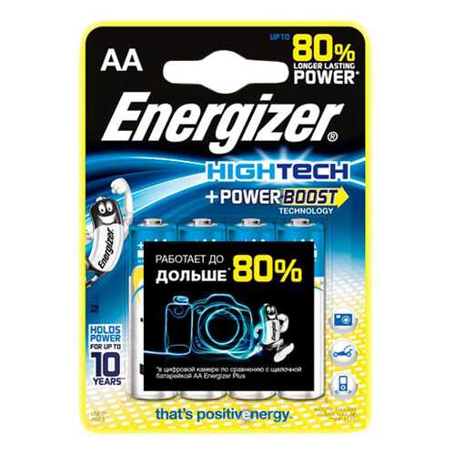 Батарейка Energizer Power Boost High Tech AA-LR06 4 шт в Борк