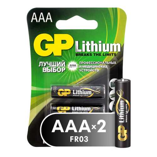 Батарейка GP Lithium AAA 2 штуки (24LF-2CR2) в Борк