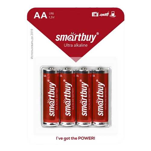 Батарейка SmartBuy Ultra Alkaline SBBA-2A04B 4 шт в Борк