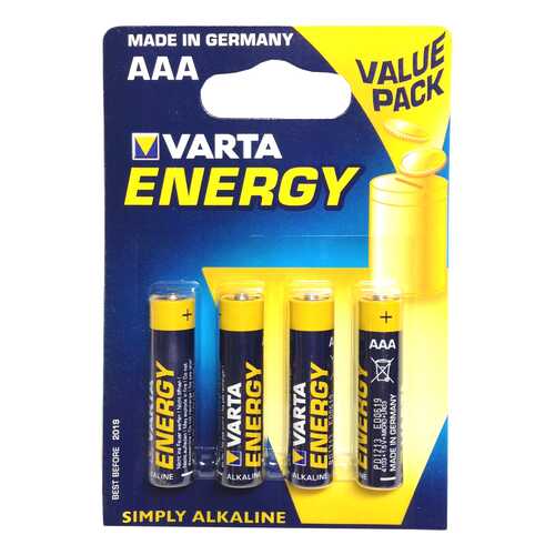 Батарейка Varta Energy LR03-4BL 4 шт в Борк