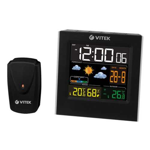 Беспроводная метеостанция Vitek VT-6411 Черный в Борк