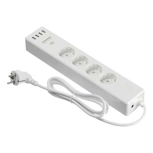 Сетевой фильтр DIGMA DiPlug Strip 40, 4 розетки, 1,8 м, White в Борк