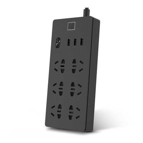 Сетевой фильтр Xiaomi Aigo Power Strip, 6 розеток, 1,8 м, Black в Борк