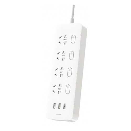 Сетевой фильтр Xiaomi Mi Power Strip, 4 розетки, 1,6 м, White в Борк