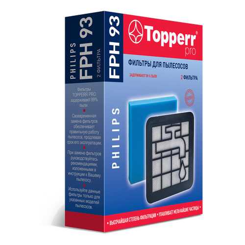 Фильтр Topperr FPH93 для пылесосов Philips в Борк