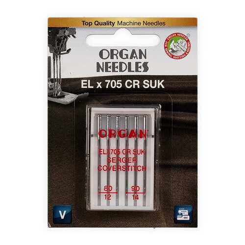 Иглы Organ ELx705 CR SUK 6/80-90 Blister в Борк