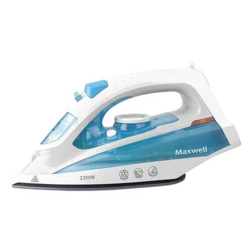 Утюг Maxwell MW-3055 White/Cyan в Борк