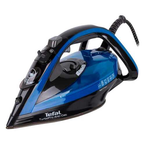 Утюг Tefal TurboPro Anti-Calc FV5648 Blue/Black в Борк