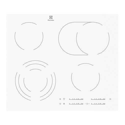 Встраиваемая варочная панель электрическая Electrolux EHF96547IW White в Борк