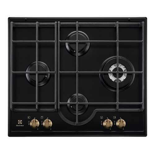 Встраиваемая варочная панель газовая Electrolux GPE363RBB Black/Gold в Борк