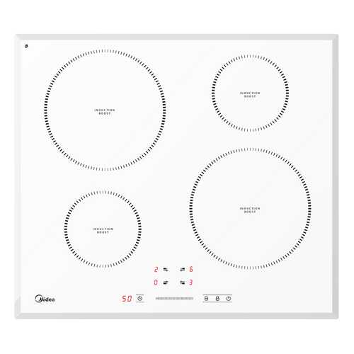 Встраиваемая варочная панель индукционная Midea MIH 64721FW White в Борк