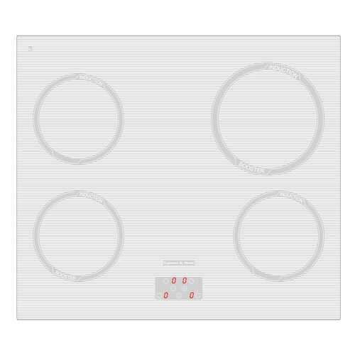Встраиваемая варочная панель индукционная Zigmund & Shtain CIS 299.60 WX White в Борк